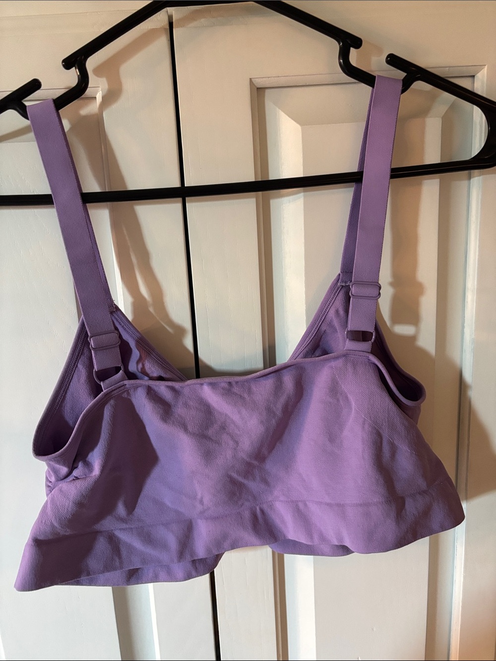 Women's Lavender Bralette - Soft Ruched Support - Picture 3 of 3